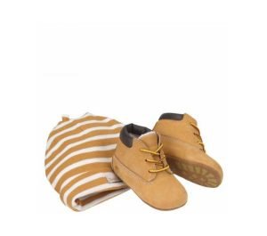 TIMBERLAND KIDS TODDLERS CRIB BOOTIES  - WHEAT