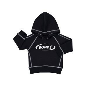 BONDS KWBNA COOL SWEAT HOODIE BLACK FOR KIDS