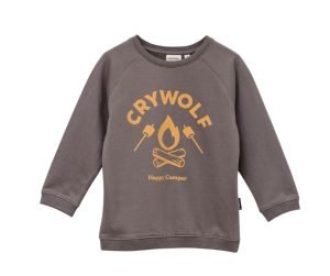 Crywolf Organic Sweater Charcoal - Child (1-6 years)
