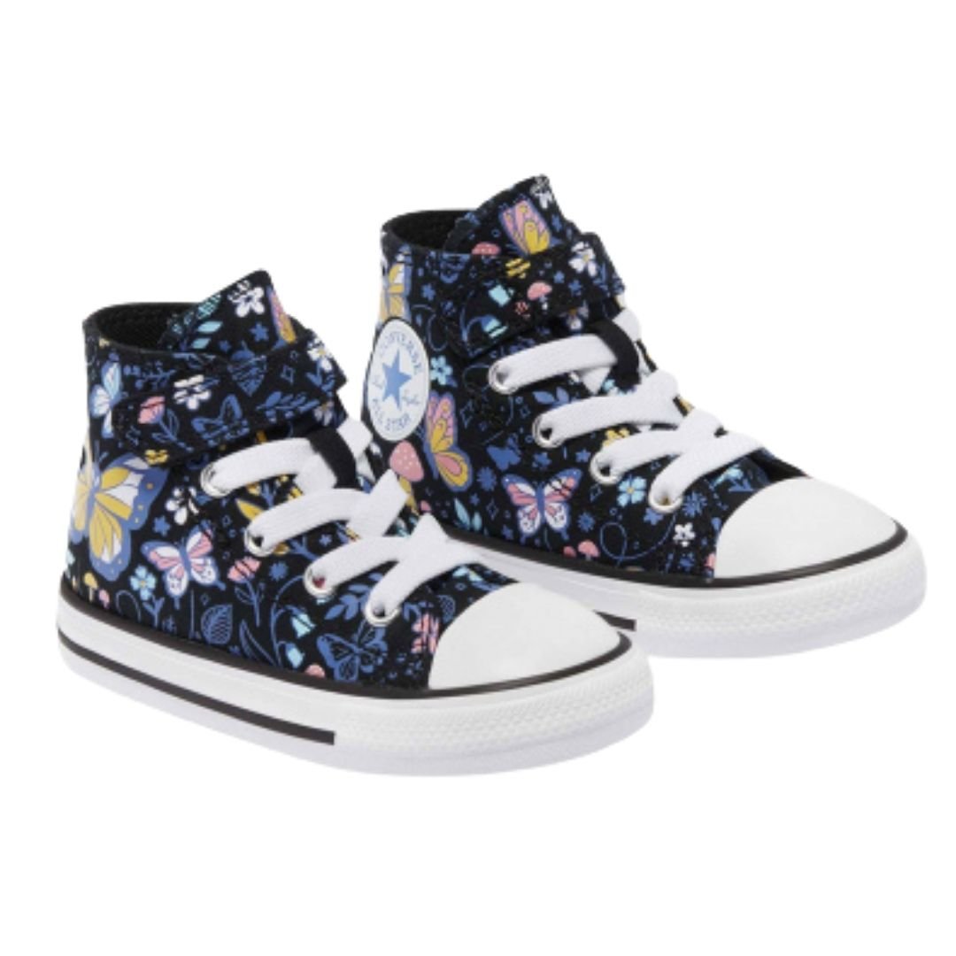 Converse Infant Chuck Taylor Butterfly Fun 1V High Black - Image 3