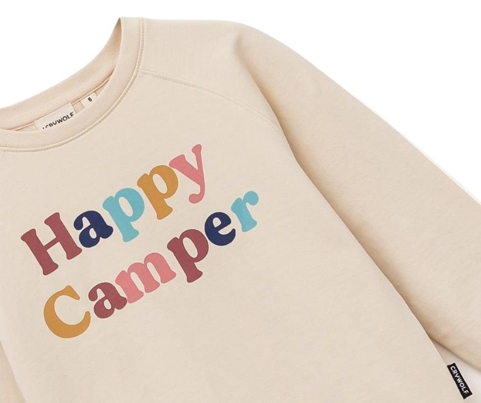 Crywolf Organic Sweater Happy Camper - Child (7-10years) - Image 3