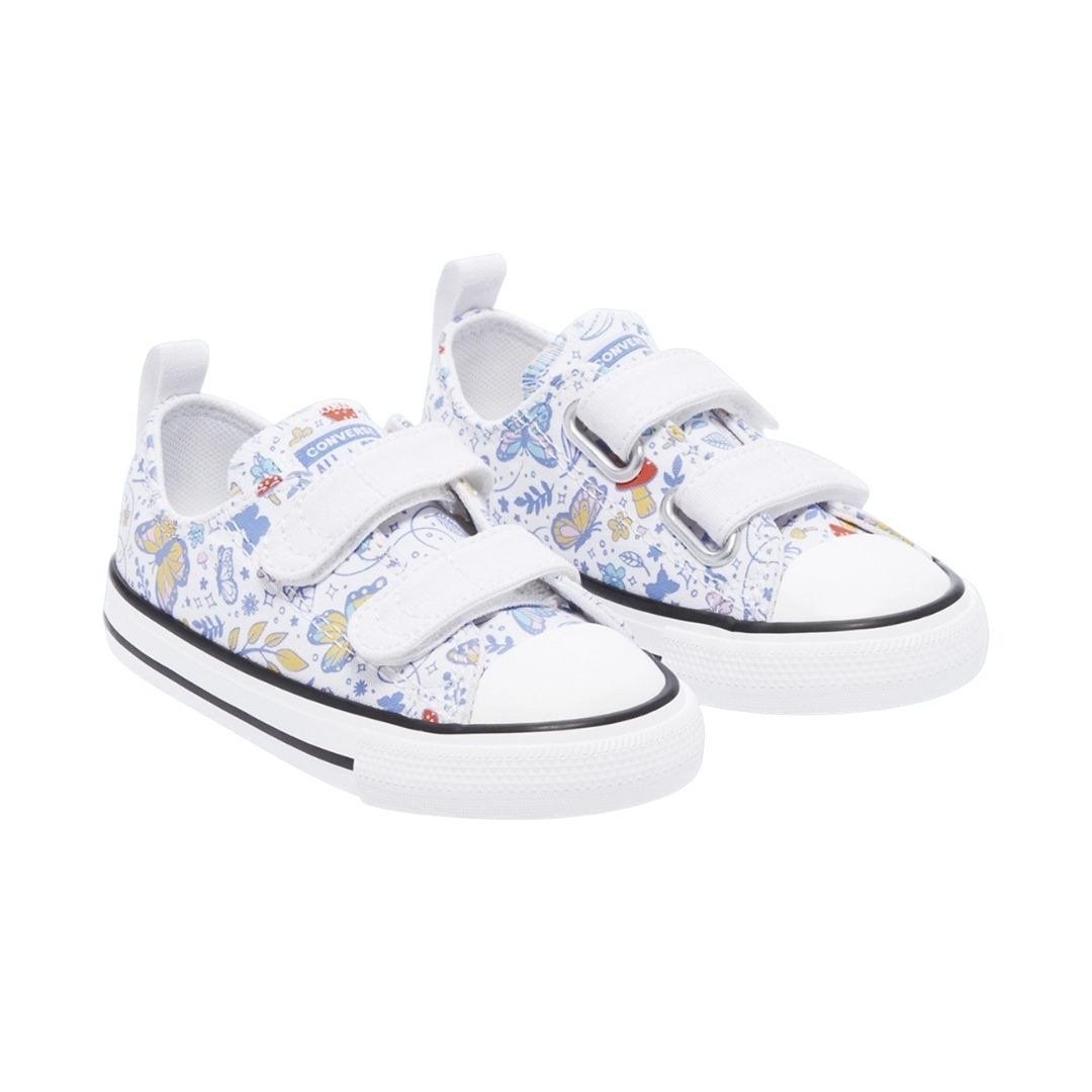 Converse Chuck Taylor All Star Butterfly Fun 2V Toddler Low Top White - Image 4