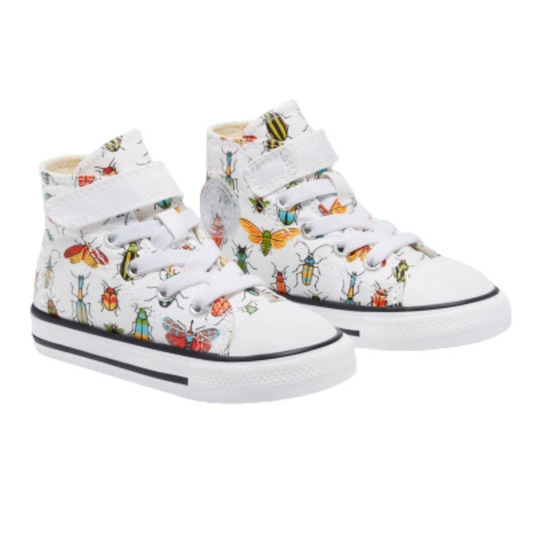 Converse Infant Chuck Taylor All Star 1V Bugged Out High Top White - Image 4