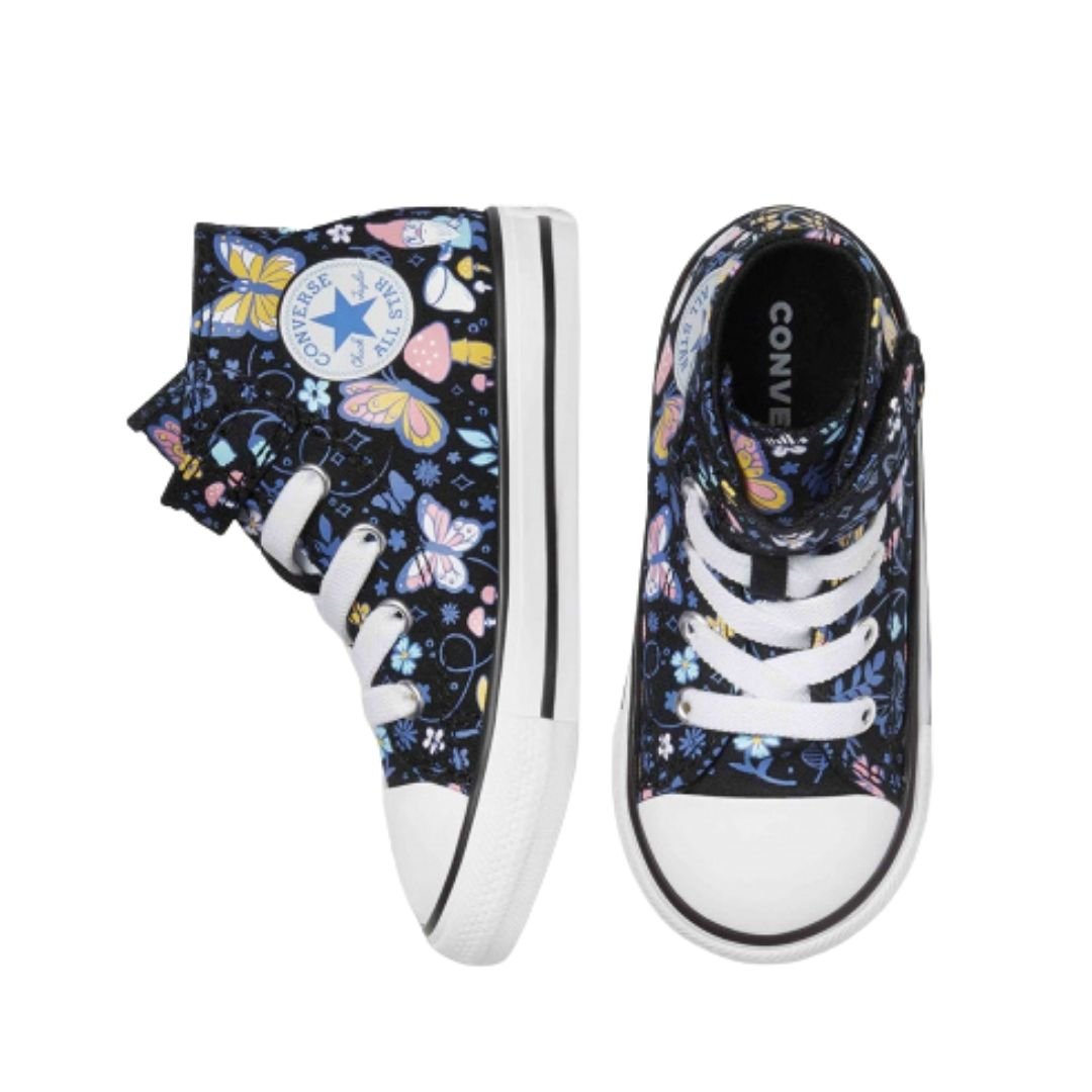 Converse Infant Chuck Taylor Butterfly Fun 1V High Black - Image 4