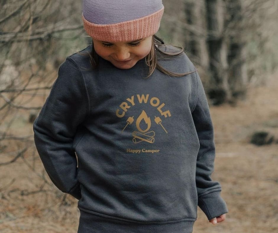 Crywolf Organic Sweater Charcoal - Child - Image 4