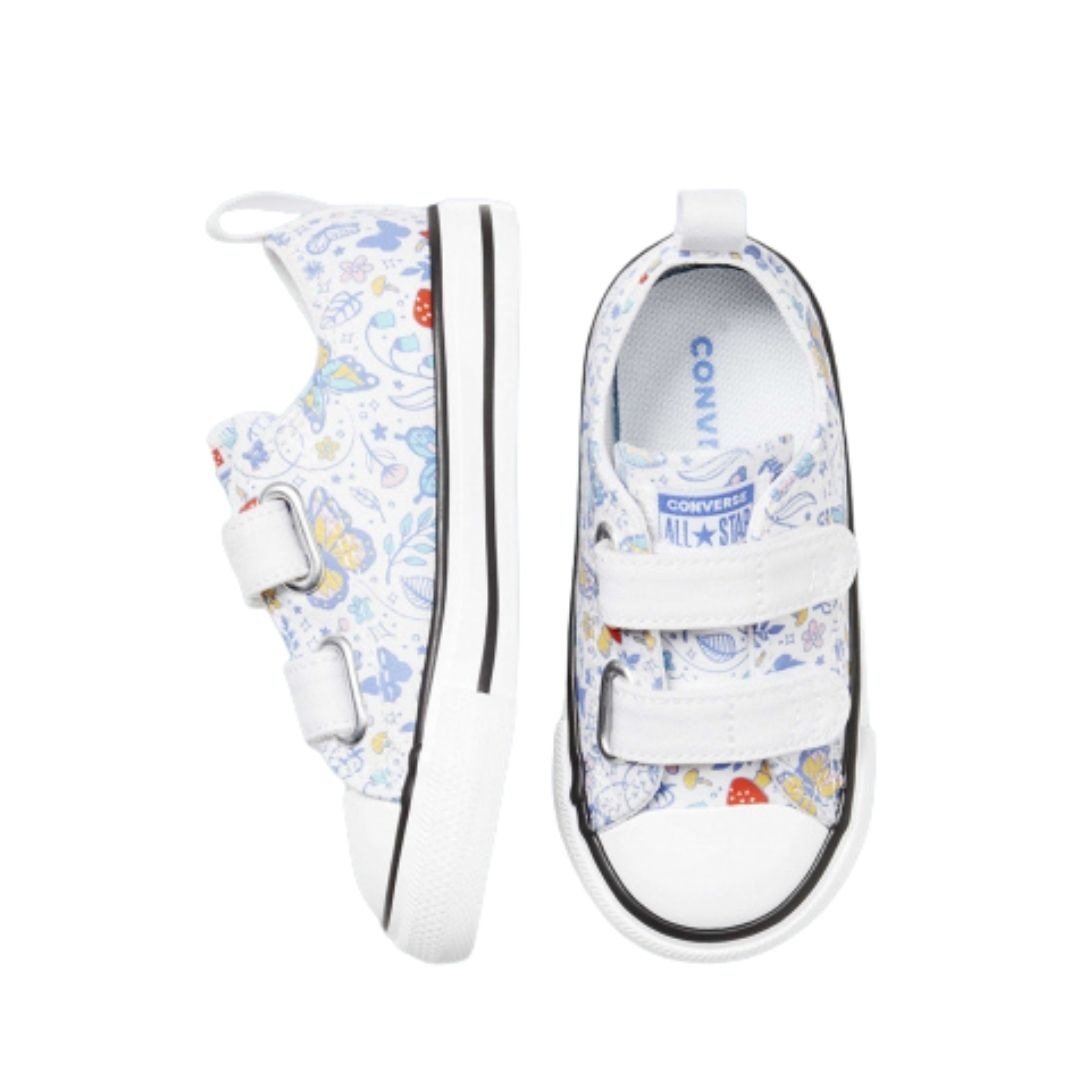 Converse Chuck Taylor All Star Butterfly Fun 2V Toddler Low Top White - Image 2