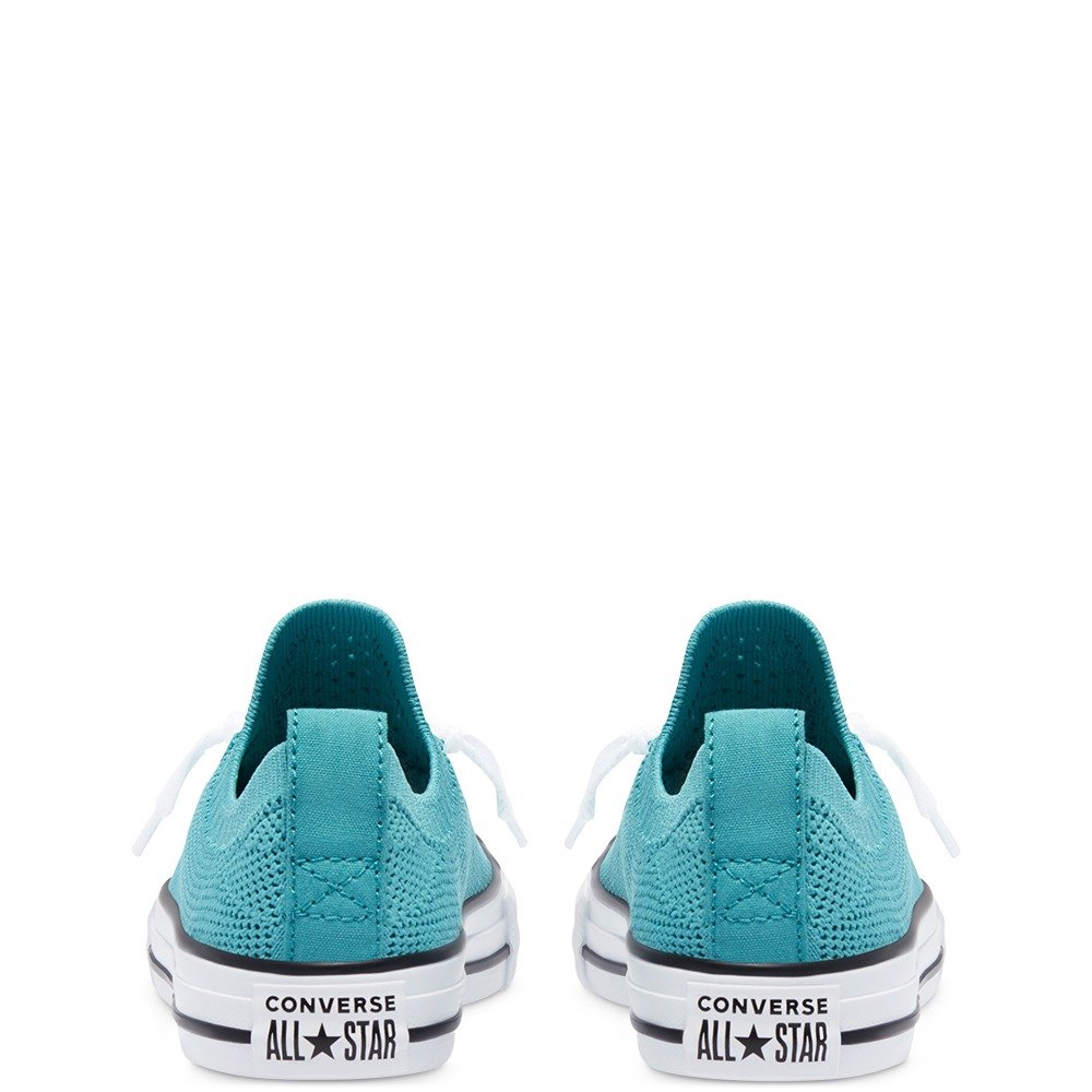 Chuck Taylor Kid Knit Sparkle Slip- Teal - Image 3
