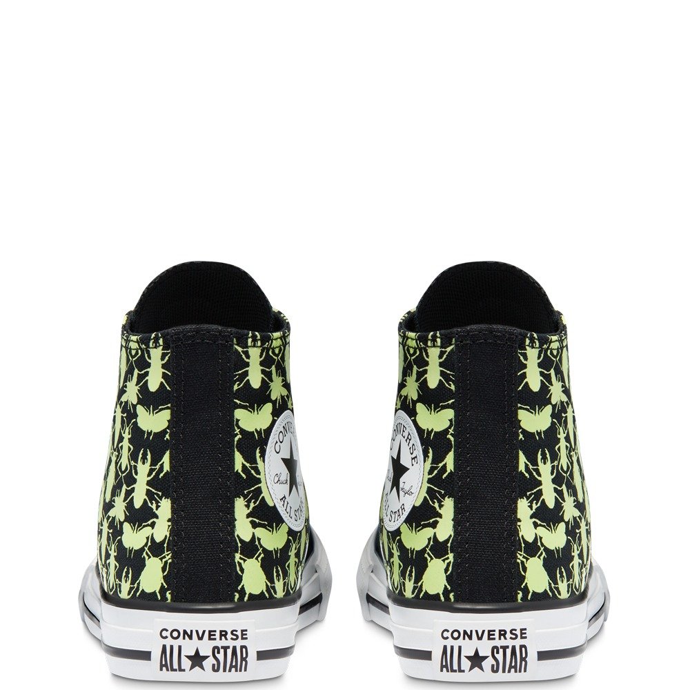 Chuck Taylor All Star Junior Glow Bug High Top Black - Image 2