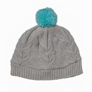 Acorn Kids Olive Branch Beanie - Grey