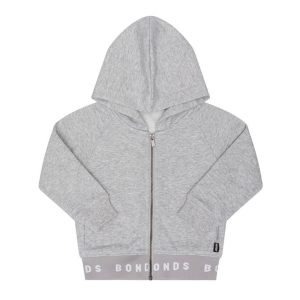BONDS KIDS LOGO FLEECE HOODIE - GREY