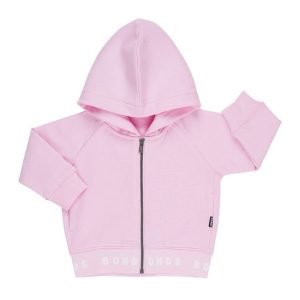 BONDS KIDS LOGO FLEECE HOODIE - PINK