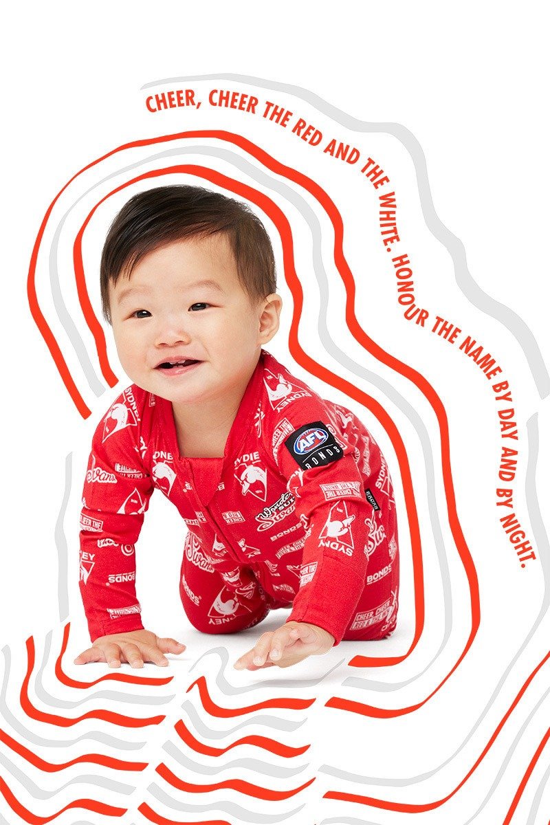 BONDS X AFL ZIPPY SYDNEY SWANS - Image 3