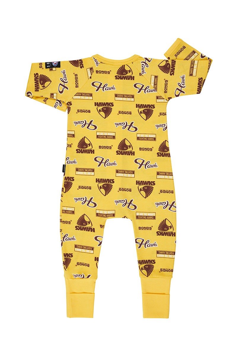 BONDS X AFL ZIPPY HAWTHORN HAWKS - Image 2