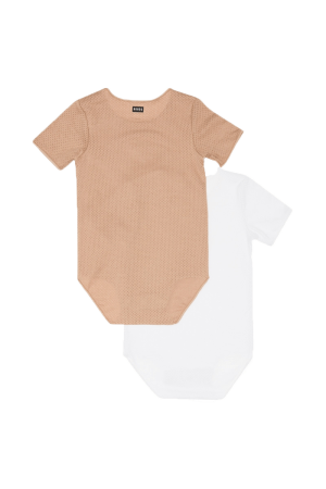 Bonds Baby WONDERCOOL EYELET BODYSUIT 2 PACK (0-2 YRS)