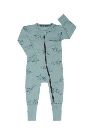 BONDS KIDS WONDERCOOL EYELET ZIP WONDERSUIT |WISH UPON A STAR CACTI