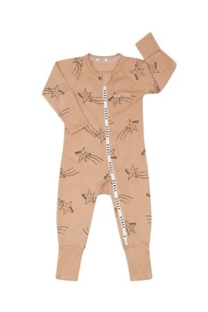 BONDS KIDS WONDERCOOL EYELET ZIP WONDERSUIT | WISH UPON A STAR TWINE