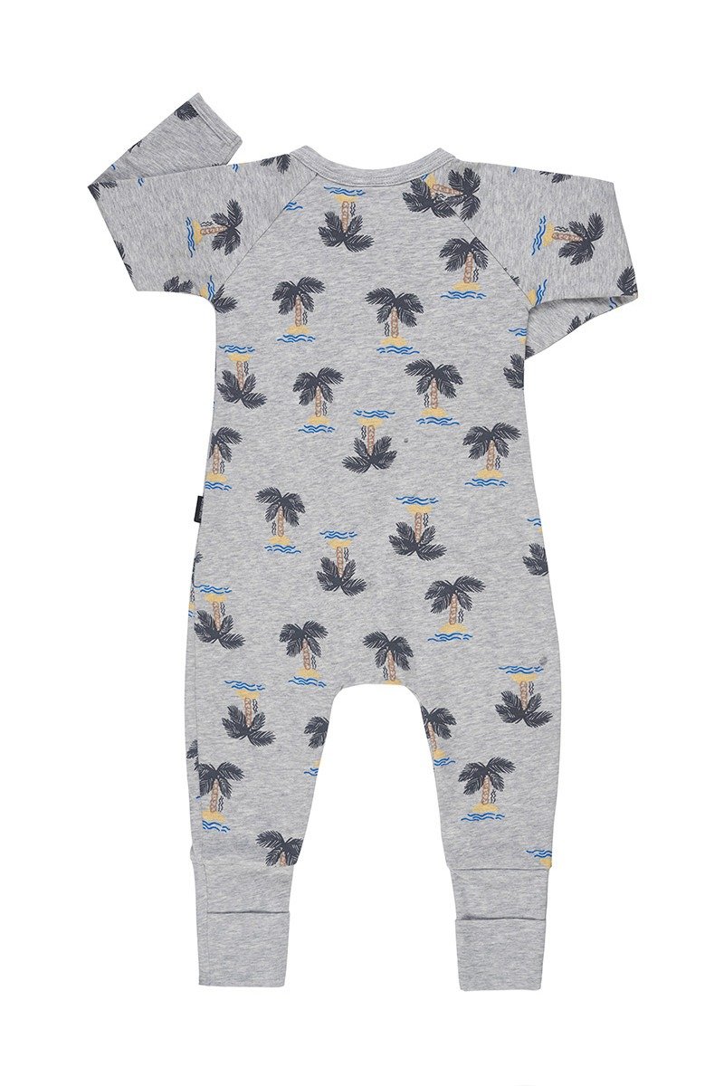 BONDS KIDS ZIP WONDERSUIT | ISLAND VIBES PALM - Image 2