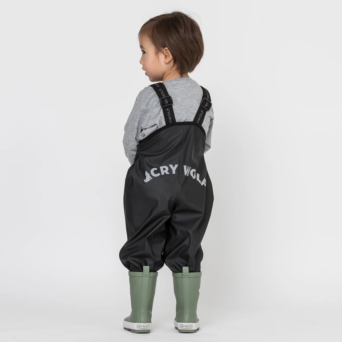 Crywolf Rain Overall for Kids (2 - 5 Yrs) - Black - Image 3
