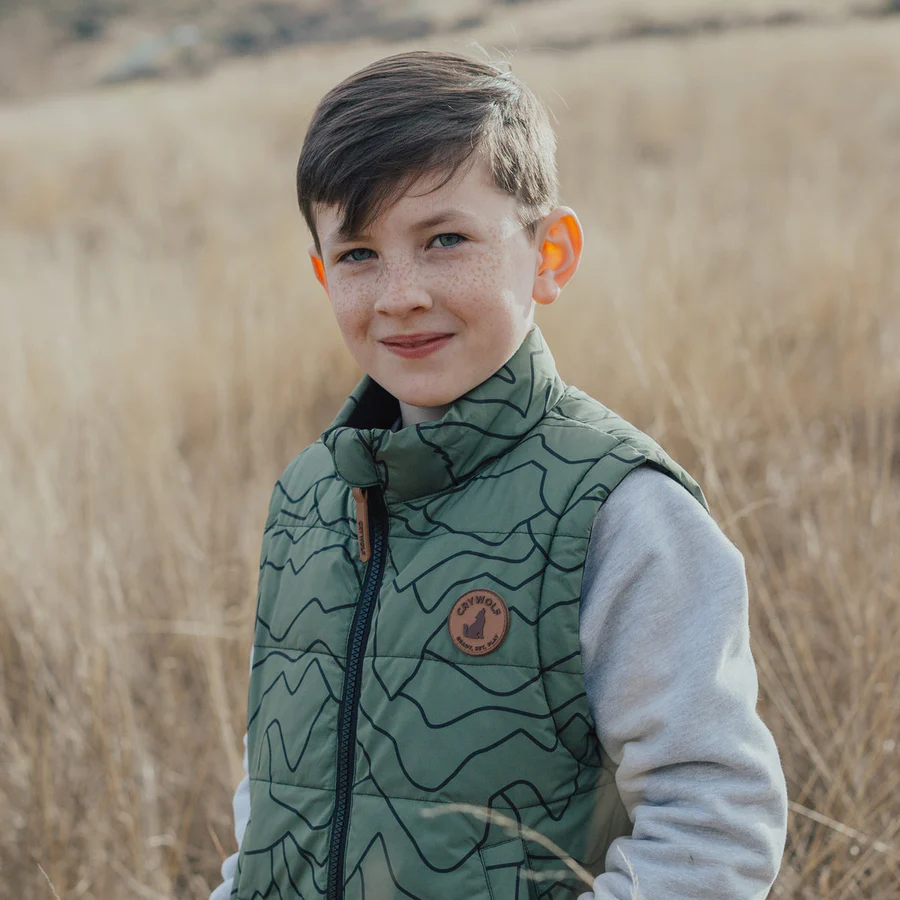 Crywolf Reversible Vest Khaki Alps (7-14yrs) - Image 6