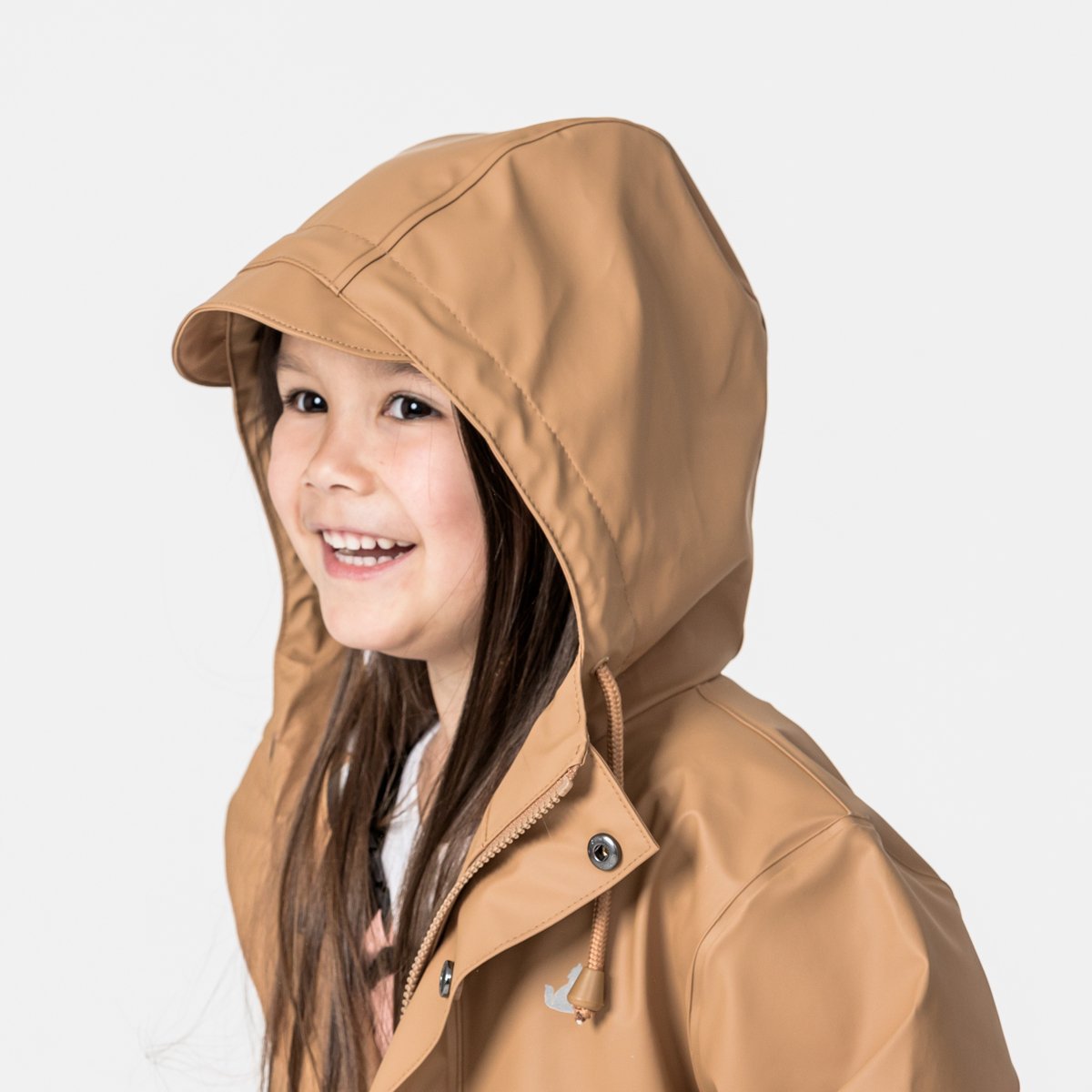 CRYWOLF PLAY RAIN JACKET – TAN (1-10 YRS) - Image 3