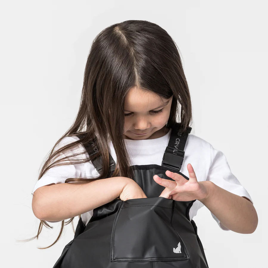 Crywolf Rain Overalls Black - Image 3