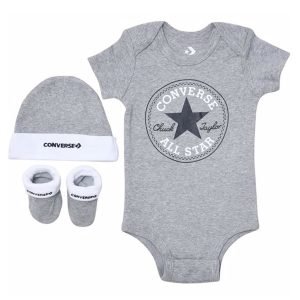 Newborn Classic 3 Piece Boxed Set Dark Grey Heather