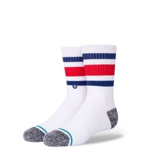 Stance Kids Socks- BOYD ST KIDS White Blue