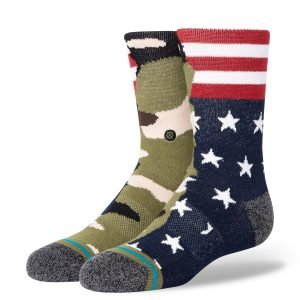 Stance Kids Socks- FRONTLINE 2 KIDS Black