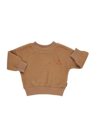 BONDS EXPLORER SHERPA FLEECE PULLOVER - TAN