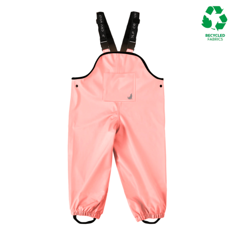 Crywolf Rain Overalls Blush (1-6yrs)