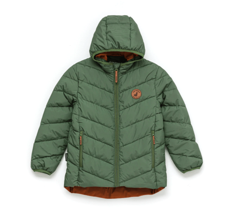Crywolf Jacket Eco-Puffer Khaki (7-14yrs)
