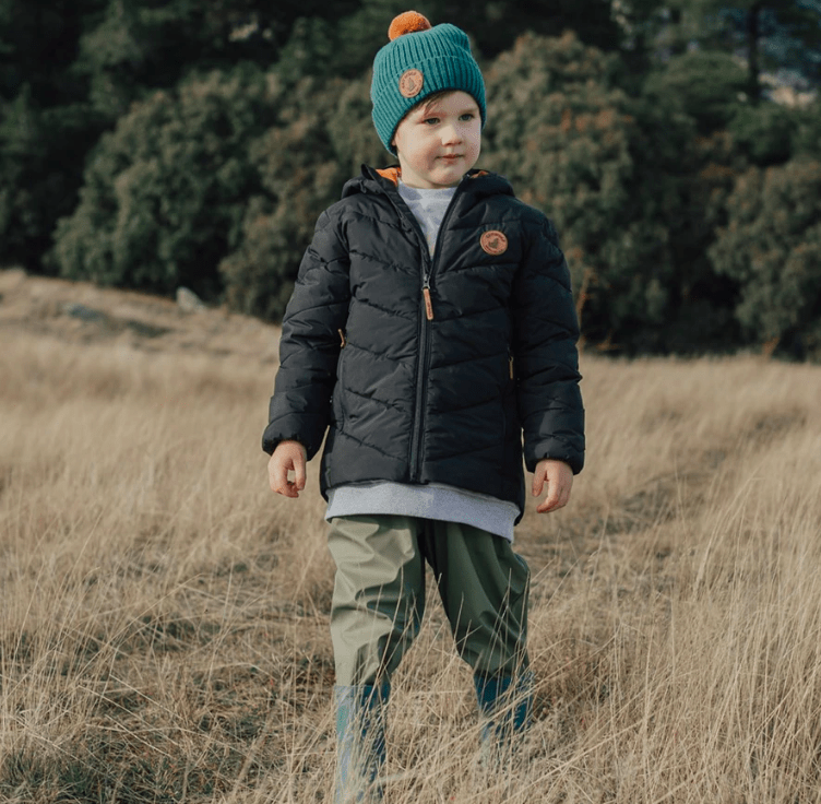 Crywolf Jacket Eco-Puffer Black (1-6yrs) - Image 3