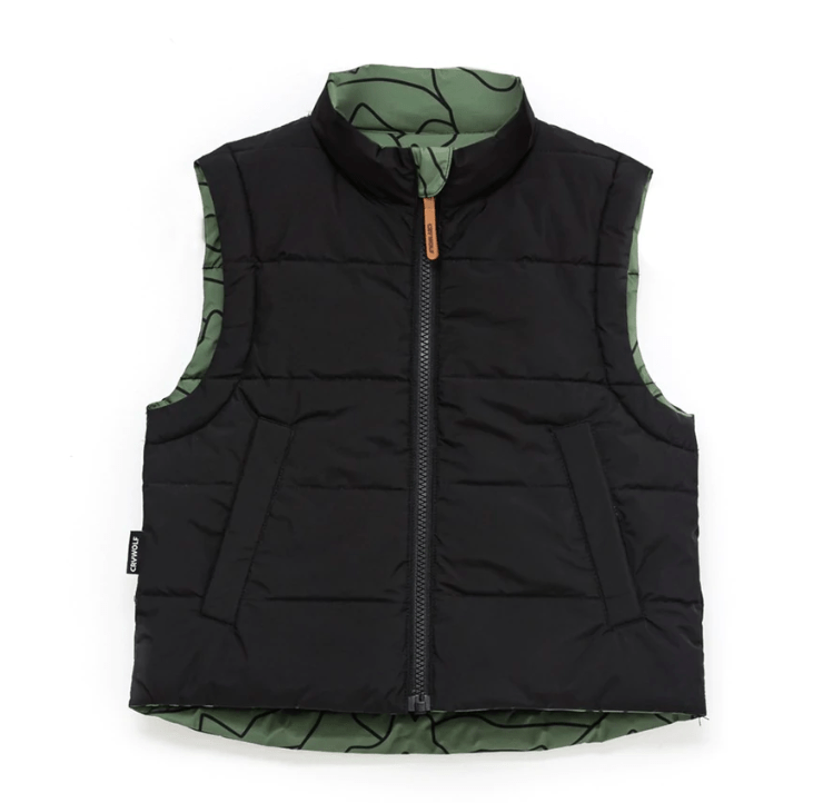 Crywolf Reversible Vest Khaki Alps (7-14yrs) - Image 2