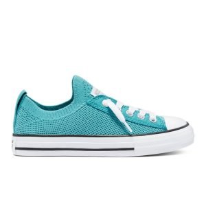 Chuck Taylor Kid Knit Sparkle Slip- Teal