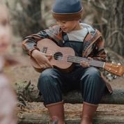 CRYWOLF PLAY RAIN JACKET – Rust Plaid (1-6 YRS) - Image 3