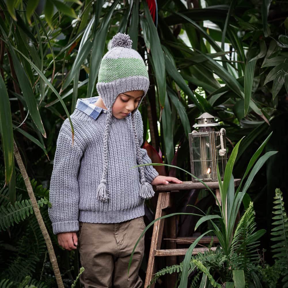 Acorn Secret Garden Beanie - Grey - Image 2