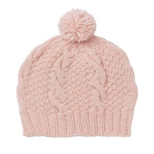 Acorn Vines Beanie - Pink