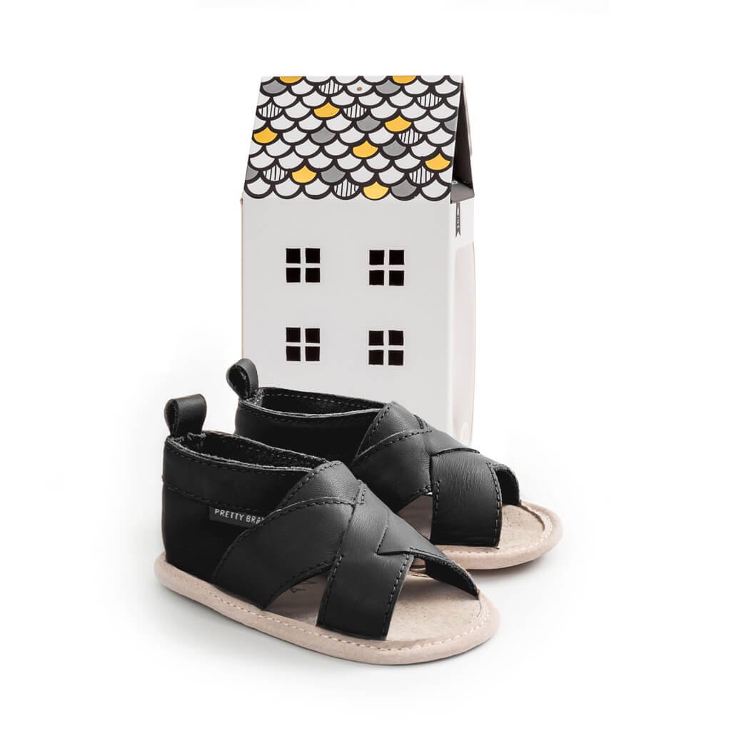 Pretty Brave Cross Over Sandal - Black - Image 3