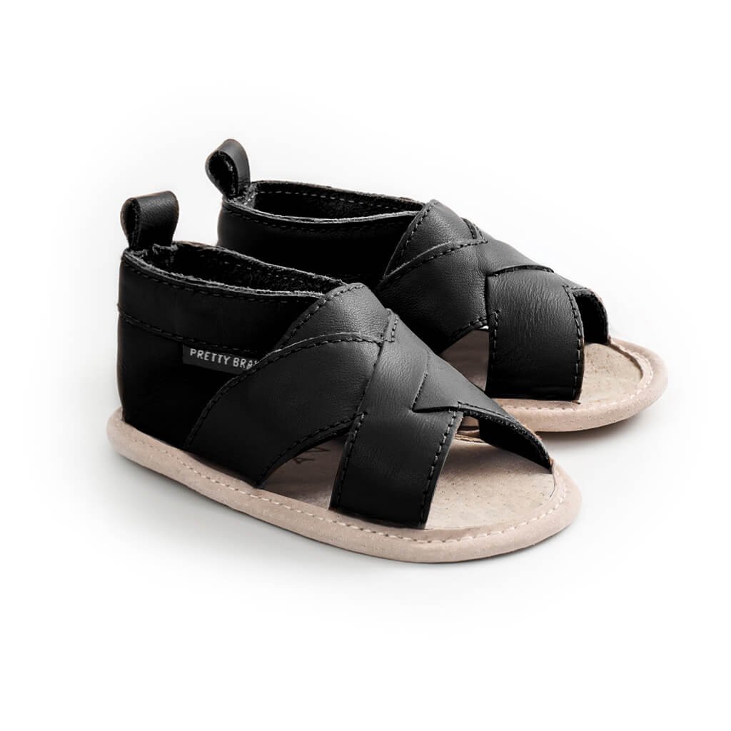 Pretty Brave Cross Over Sandal - Black - Image 2