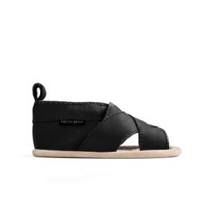 Pretty Brave Cross Over Sandal - Black