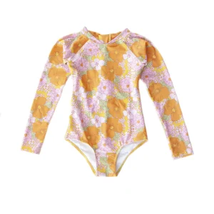 Peggy Maggie Long Sleeve Swimsuit - Floral