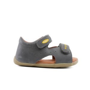 Bobux Boys Trek Leather Sandal - Charcoal