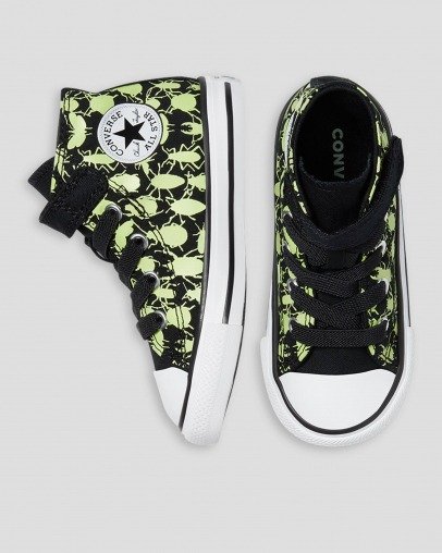 Chuck Taylor All Star Toddler 1V Glow Bug High Top Black - Image 2