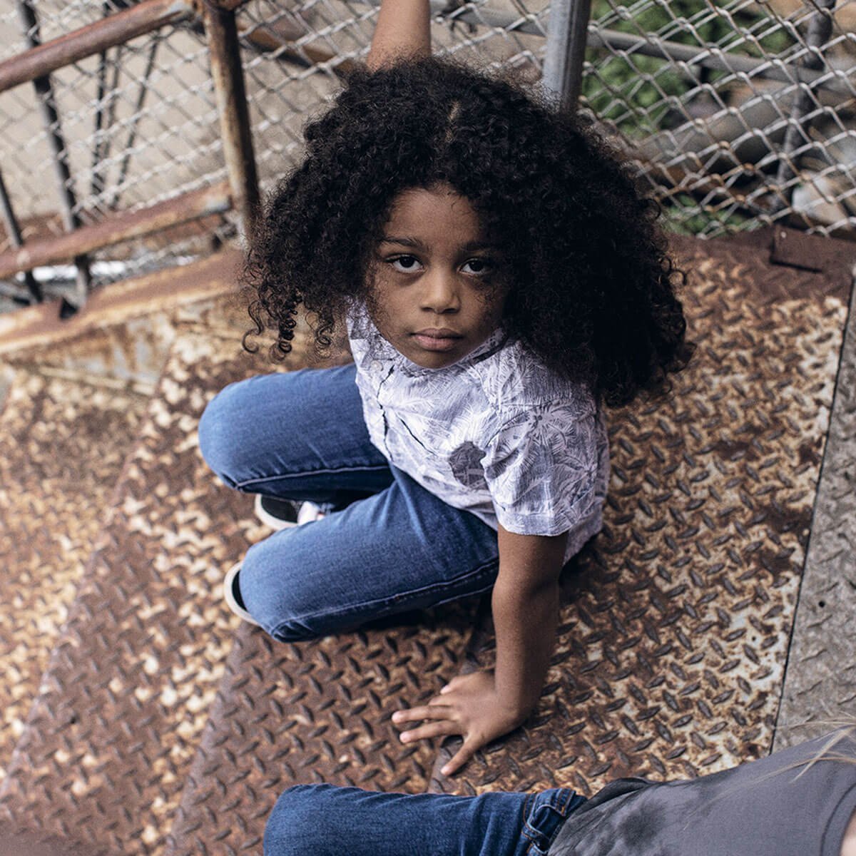 Kids Skinny Jeans - Medium Wash - Image 2