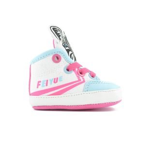 Feiyue Delta Mid Baby Sneaker - Zebra