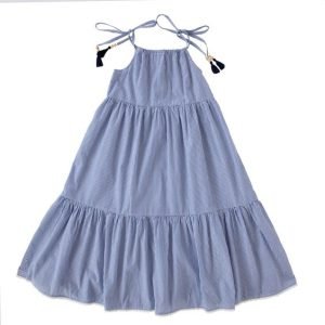 Peggy Bea Dress - Pinstripe