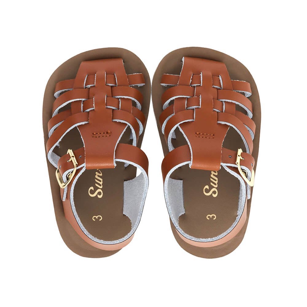 Saltwater Sandals Sun-San Sailor - Tan (Baby, Kids & Youth) - Image 3