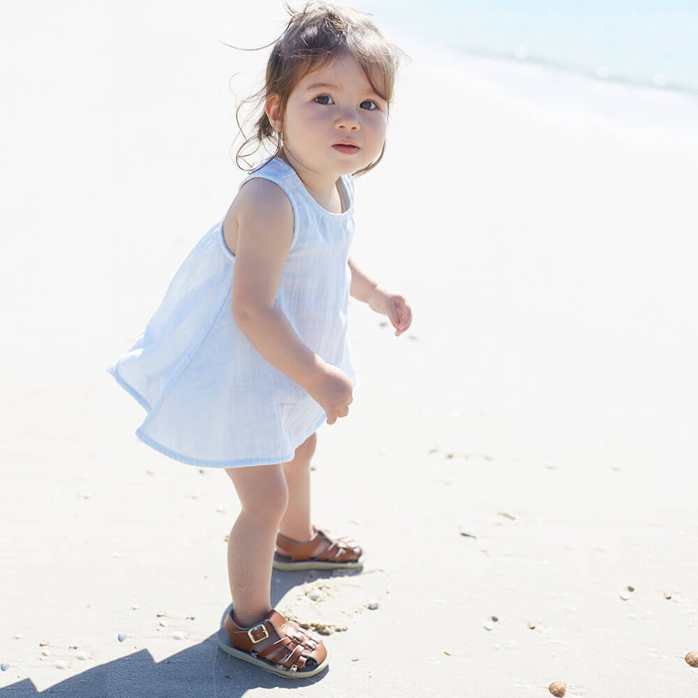 Saltwater Sandals Sun-San Sailor - Tan (Baby, Kids & Youth) - Image 4