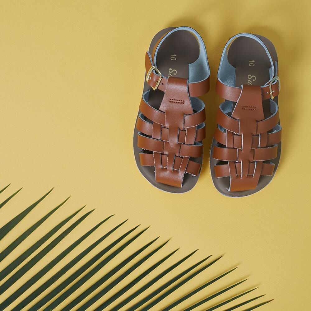Saltwater Sandals Sun-San Sailor - Tan (Baby, Kids & Youth) - Image 5