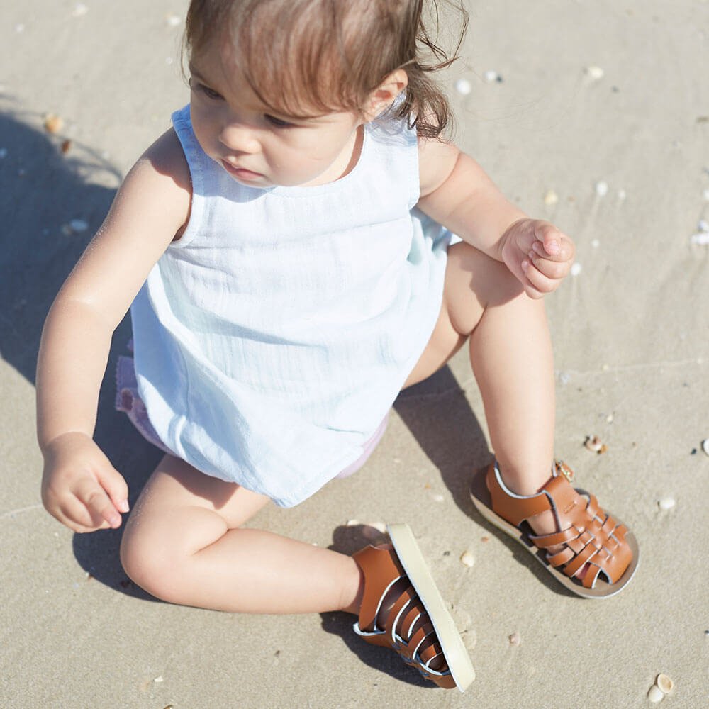 Saltwater Sandals Sun-San Sailor - Tan (Baby, Kids & Youth) - Image 6